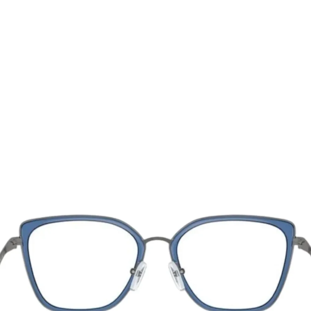 Emporio Armani EA1152 Women’s Cat Eye Eyeglass Frames – Shiny Gunmetal, Full Rim